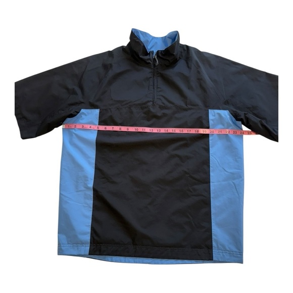 Nike Golf STORM-FIT Men’s Blue Black Short Sleeve Half-Zip Jacket Size - Medium - Picture 10 of 14